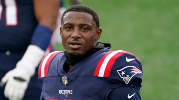New England Patriots cornerback J.C. Jackson.